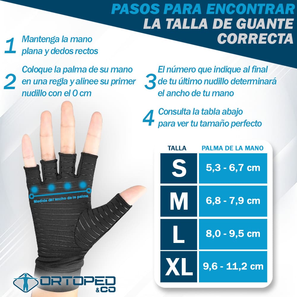 Guantes de Compresión de Cobre para Artritis [PAGA 1 Lleva 2]