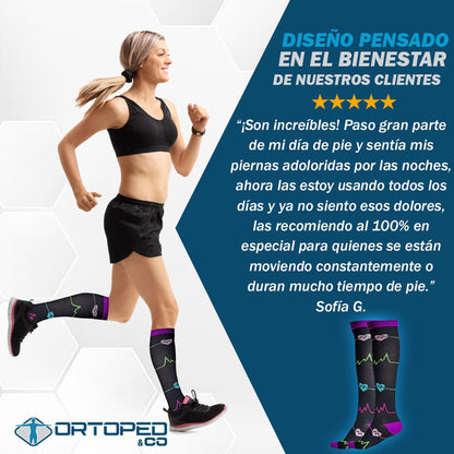 3 Pack Calcetines de Compresión, de 15-20 mmHg 3 PACK