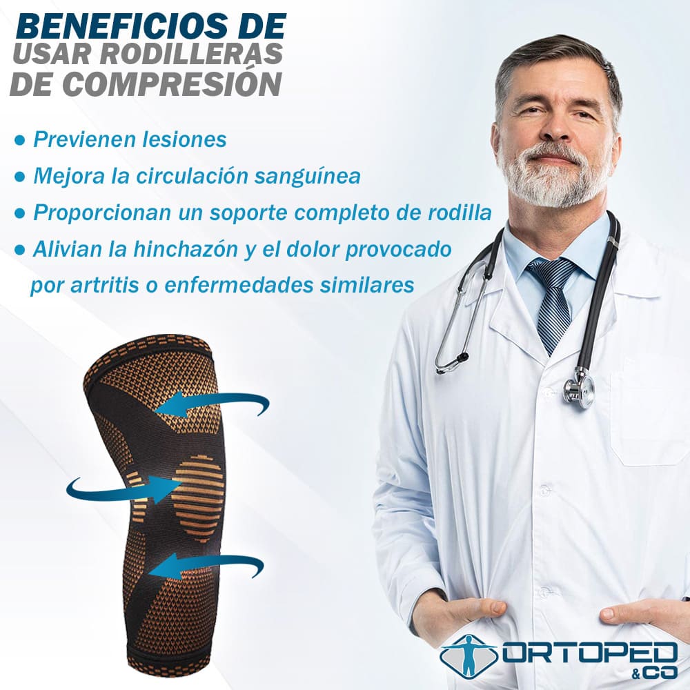 ICOOPER® Rodillera de Cobre - Alivio de Dolor Articular y Artritis [Paga 1 Lleva 2]