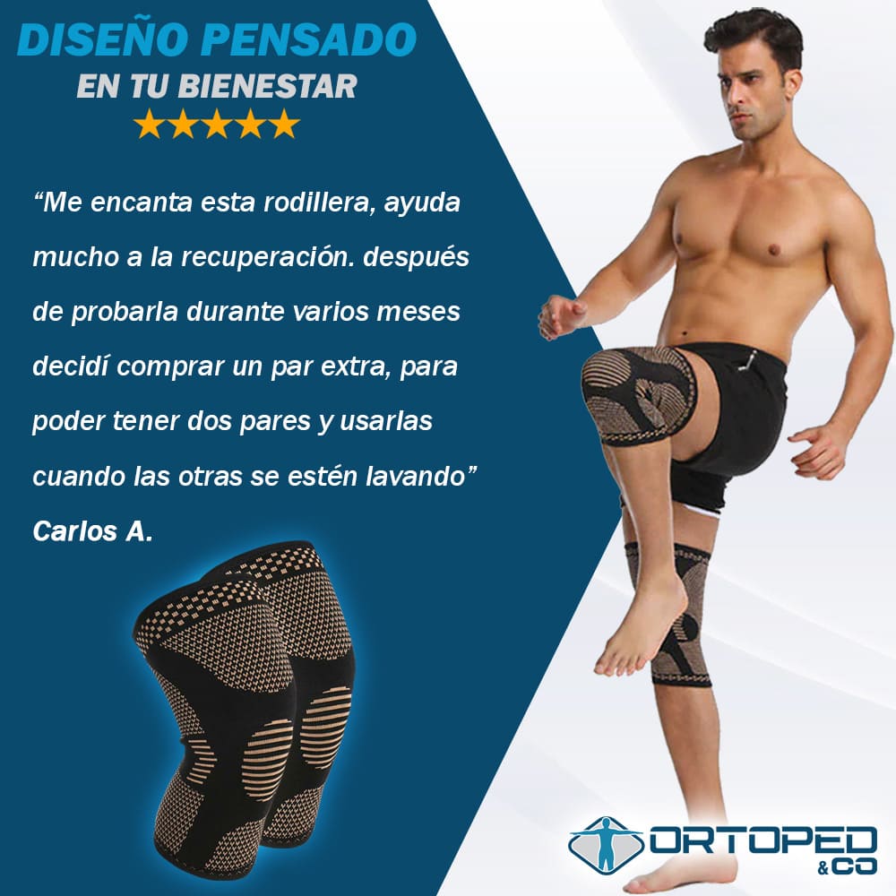 ICOOPER® Rodillera de Cobre - Alivio de Dolor Articular y Artritis [Paga 1 Lleva 2]